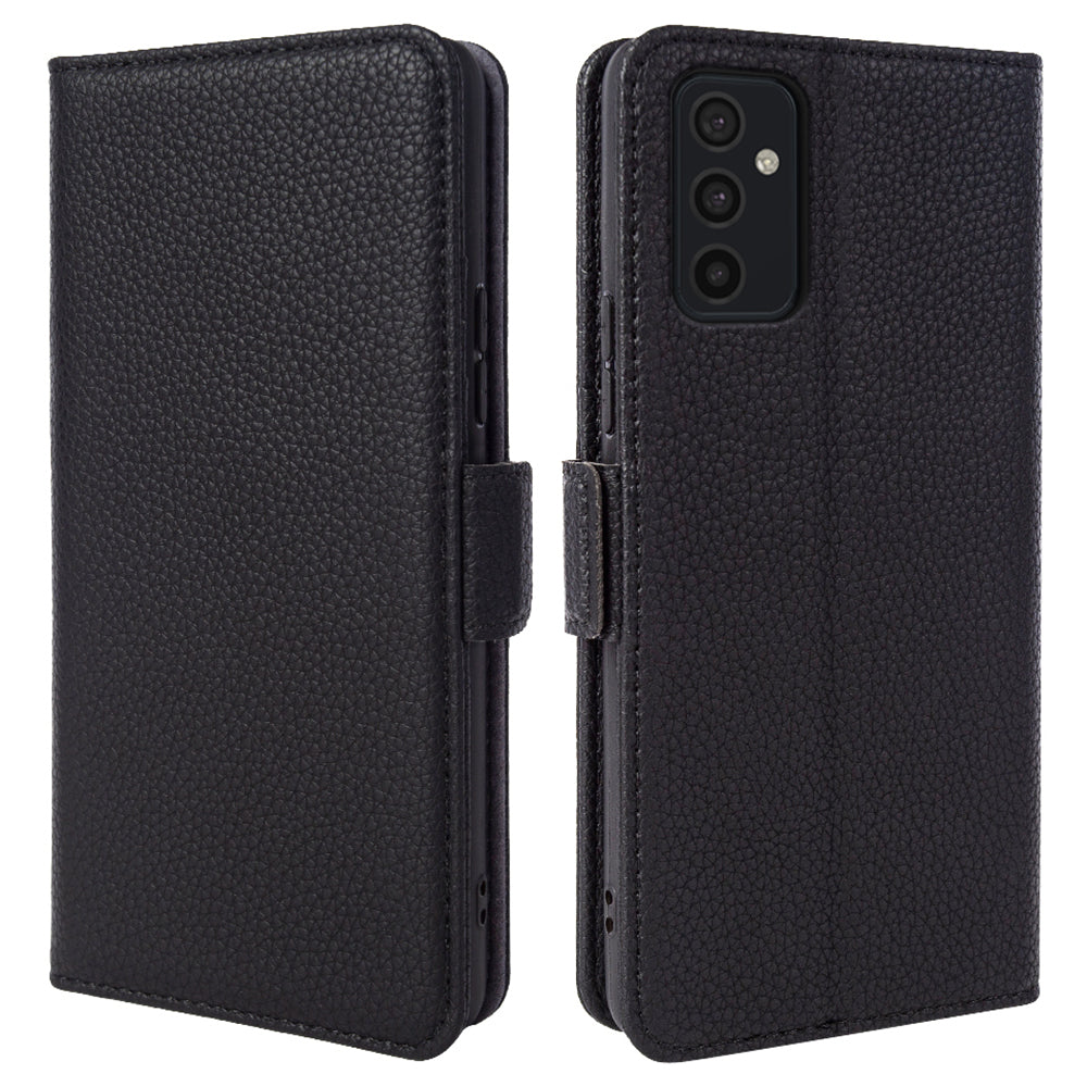 For Samsung Galaxy M52 5G Litchi Texture Genuine Cow Leather TPU Phone Case with Stand Wallet For Samsung Galaxy M52 5G Litchi Texture Genuine Cow Leather TPU Phone Case with Stand Wallet